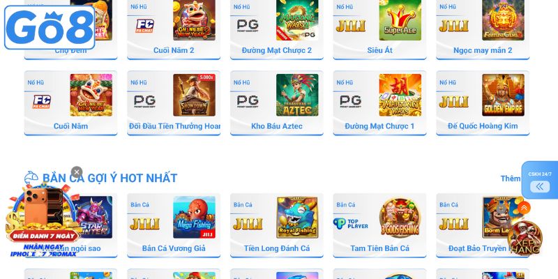 Cơ hội trải nghiệm kho game free