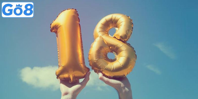 Người chơi đủ 18 tuổi mới được quyền đăng ký tài khoản